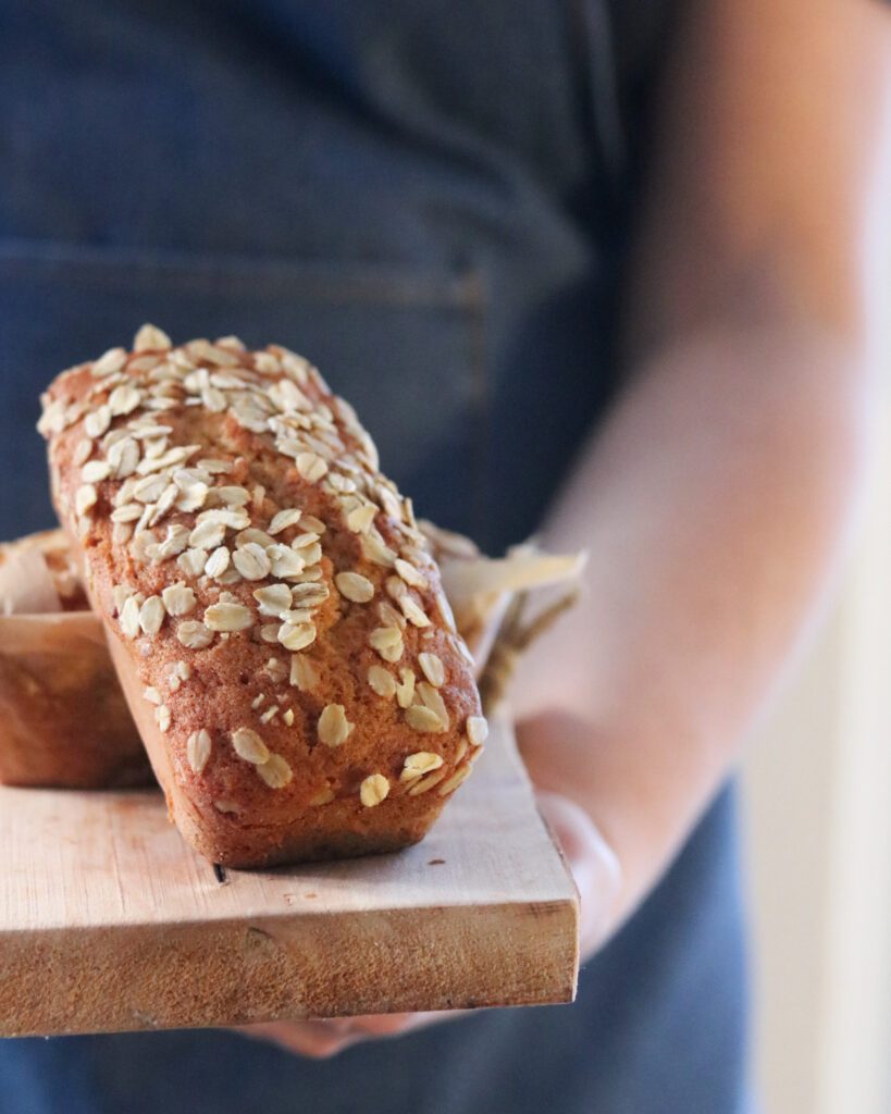 mini banana bread